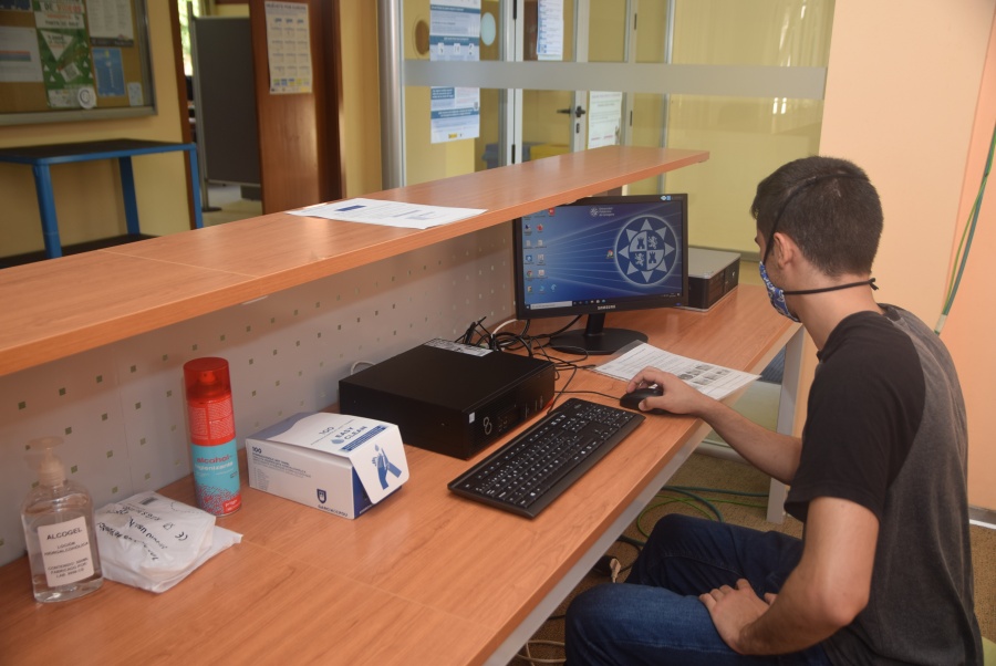 Se ha habilitado un punto físico de votación telemática en el Rectorado.